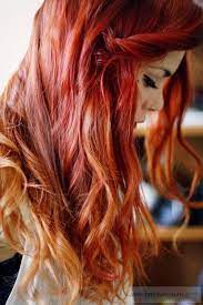 Orange hair is a great choice for bold women and it will turn heads wherever you go! Red Orange Blonde Hair Hair Styles Red Ombre Hair Ombre Hair Blonde
