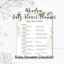 Keep reading for everything you need to know when planning an office baby shower. Meadow Baby Shower Planner Instant Digital Download The Village Of Artisans