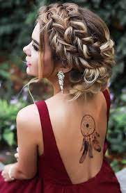 27 Gorgeous Prom Hairstyles For Long Hair Prom Peinados Con Trenzas Peinados Para Damas De Honor Peinados Cabello Recogido