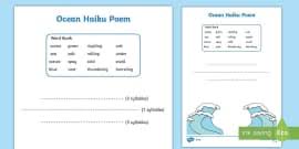 How to write a haiku. Haiku Template And Poem Writing Worksheet Twinkl