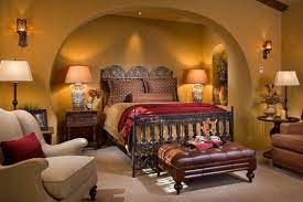Courtesy of temple & webster, photography by denise braki. 10 Bedrooms Infused With Spanish Interior Design Style