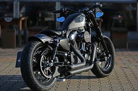 Harley davidson harley davidson bikes triumph motorcycles customized motorcycles custom choppers custom bobber. Thunderbike Black Skull H D Forty Eight Sportster Xl1200x Bobber