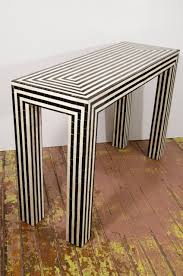 Black And White Striped Console Table Indian Bone Inlay Black White Striped Console 1stdibs Com Bone Inlay Black Console Table Bone Inlay Side Table
