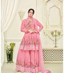 Beat the summer heat in sleeveless women's sharara designer dresses in pastel colours. Sharara Suits Online Buy Designer Sharara Salwar Suit For Wedding Party Events