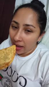 Enjoying a Delicious GUCCI-Themed Pastry