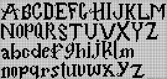 Harry potter cross stitch patterns for kids and adults. A35160 Friendship Bracelets Net Cross Stitch Letters Cross Stitch Harry Potter Cross Stitch Alphabet