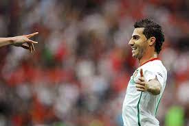 Portuguese Forward Ricardo Quaresma Celebrates After Scoring The Celebrities Football Match Photo