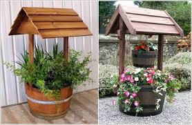 10 Creative Garden Wishing Well Ideas For Your Home 6 Wishing Well Garden Diy Garden Projects Garden Decor