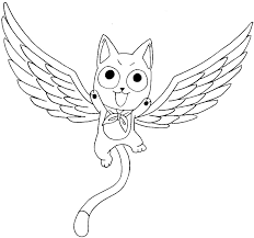 How To Draw Exceed Happy From Fairy Tail With Easy Anime Step By Step Drawing Tutorial How To Draw Step By Step Drawing Tutorials Fairy Drawings Fairy Tail Art Fairy