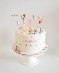The Cake Is Homemade Decorated With Happy Birthday Sophie Sophie 39 S Birthday Baby Birthday Cakes 1st Birthday Cake For Girls Baby First Birthday Cake