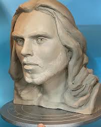 I'm celebrating my son, Kahlil being home from his first semester at  college by finishing his freshman portrait. I'm just so proud of this kid  and all that he's accomplishing. I think