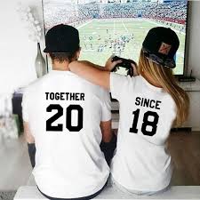 In this article, we give you a few ideas for you to create the best couple names in free fire, fortnite or other games. Together Since 2018 T Shirts His And Hers Shirts Matching Couple Shirt Husband And Wife Wedding Gift Anniversary Wish Couple Shirt Design Couple Shirts Relationships Funny Couple Shirts