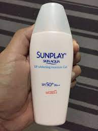 Kulit kelihatan lembab dan sihat. Sunplay Skin Aqua Uv Whitening Moisture Gel Health Beauty Skin Bath Body On Carousell