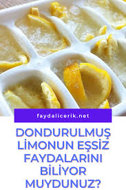Dondurulmus Limonun Faydalari Sizi Sasirtacak Faydali Icerik Yemek Pisirme Ipuclari Yemek Tarifleri Beslenme