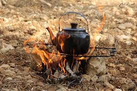 إبريق شاي على حطب مممممممم بجنن Arabian Food Tea Kettle