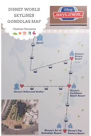 Disney Skyliner Map Diagram Charlene Chronicles Disney World Map Caribbean Beach Resort Disney Hollywood Studios Disney