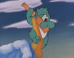 “once i mix them together, my cloud of uncaring shall rise up from the thunder pit and mark the end of the care bears!” “oh no!” #care bears #wish bear. The Care Bears Movie 1985