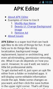 Jul 19, 2018 · hy youtube today i show you how to hack any game with apk editor it's not fake. Download Apk Editor For Android 4 4 4