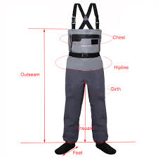 details about fishing chest waders breath waterproof stocking foot fly fishing wader pants