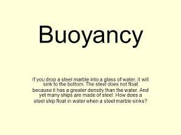 chapter 13 section 3. buoyancy. ppt