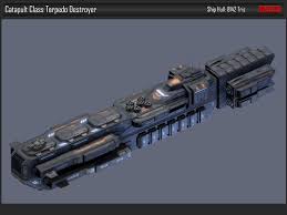 Scifi Torpedo Destroyer Catapult 3d Model Cgtrader 3d Model Sci Fi Catapult