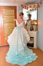 This year she is entering her intricate white, gold and silver floral dress in the traditional category. Jaw Dropping Toilet Paper Wedding Dresses From The Annual Competition