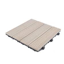 Before you debate rubber tiles or composite deck boards, take a minute and look at the area around your home. White Color Wpc Composite Decking Tile For Outdoor Floor Sm 4p
