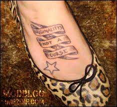 The curse generator adds symbols on top, beneath, and in the middle of your text. Originality S Not A Curse Bme Tattoo Piercing And Body Modification News