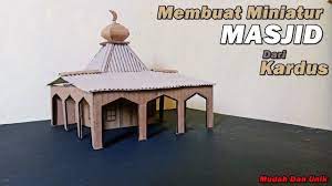 Sregep adalah perusahaan jual beli kardus bekas yang berkontribusi besar terhadap pemanfaatan kardus dan koran bekas. Cara Membuat Masjid Dari Kardus Ide Kreatif Youtube