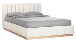Forte White Bed Cb2 In 2021 White Bedding White Queen Bed Bedroom Furniture Beds