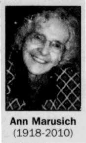 Ann Marie Gorsche Marusich (1918-2010)