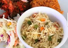 I saw recipes explaining how to parboil rice before. Recipe Appetizing Jollof Rice Fried Rice Peppered Chicken And Coleslaw Foodpage