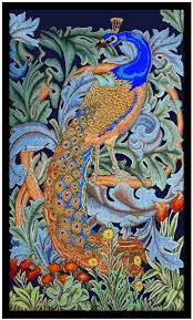 Peacock cross stitch designs with graphs. Amazon Com Orenco Originals Peacock By William Morriscounted Cross Stitch Pattern Arts Crafts Sewing