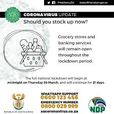 A summary of the new lockdown rules. Covid 19 21 Days Lockdown Explained Enca