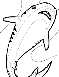 These handy colouring pages of tropical rainforest animals for kids are perfect for using in your art lessons or to help children recognise the types of animals that can live in tropical rainforest climates. Free Printable Shark Coloring Pages For Kids