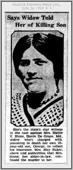 Unknown Gender History: Hattie Stone, Maryland Serial Killer