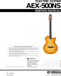 Humbucker guitar pickup wiring explained. Yamaha Guitar Aex 500ns Users Manual Electric