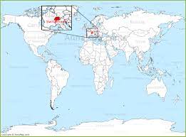 The international commission of red cross was founded in. Switzerland On The World Map Annamap Com