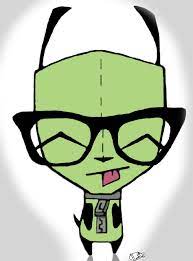 Gir In Geeky Glasses By Oo Hana Oo D5o7rcd Png 491 663 Girly Invader Zim Geek Culture