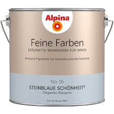 Alpina Feine Farben No 16 Steinblaue Schonheit Edelmatt 2 5 Liter Kaufen Bei Obi