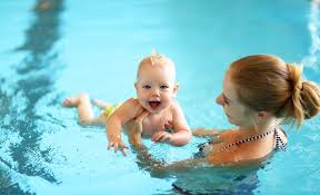 Baby's ears underwater in bath?: A Guide To Baby Swimming With Advice From Rebecca Adlington Mother Baby