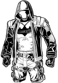 Black And Red Batman Name Red Hood Black Arkham By Kyotox Red Hood Batman Red Hood Red Hood Jason Todd