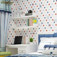 Beibehang Papel De Parede 3d Abstract Five Pointed American Wallpaper For Walls Wall Paper Children S Living Room American Wallpaper Paper Child Wall Wallpaper