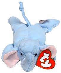 Ty Beanie Babies Peanut The Light Blue Elephant Walmart Com
