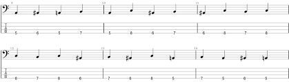 The bottom line on a bass tab is the lowest e string, and this is the string closest to you. 6 Daily Bass Guitar Exercises For Beginners With Guitar Tab Guitar Gear Finder