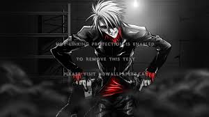 Welcome to free wallpaper and background picture community. Black And Red Robber Anime Boy