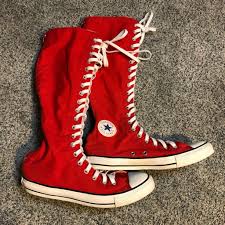 Shop the latest chuck taylor all star shoes at converse.com. Converse Chuck Taylor Knee High Red Converse Converse Chuck Taylor Girls Boots