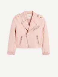 Nouvelle Collection Leather Jacket Cream Leather Jacket Pink Leather Jacket