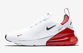 Nike Air Max 270 White University Red 2 In 2020 Nike Air Max Nike Shoes Air Max Air Max 270
