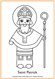 Saint Patrick Colouring Page St Patrick Day Activities St Patrick S Day Crafts St Patrick